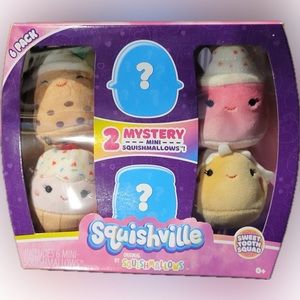 Squishville 6pk Squishes Pack - 2 Mystery Plush